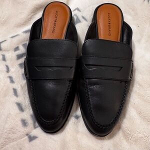 Lucky Brand Men's Black Slip-On Loafers